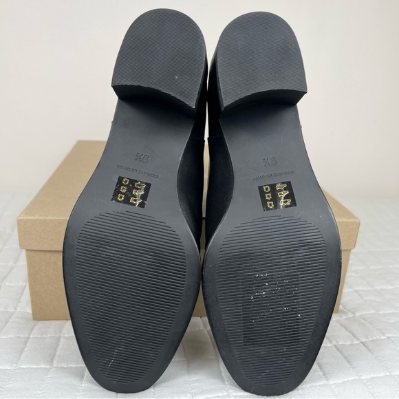 Madewell The Pauline Boot in Leather in True Black Size 9.5 NIB - Picture 9 of 11